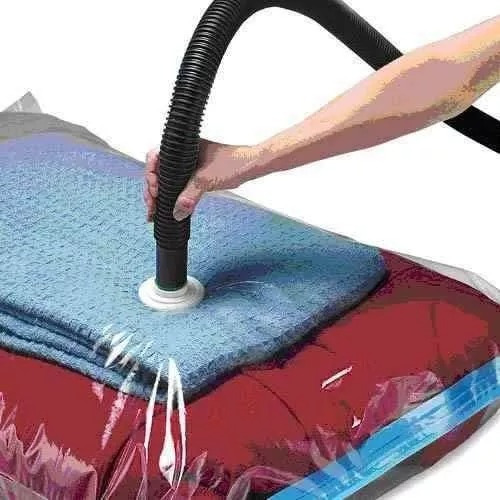 Bolsa Guardado Al Vacío 70x100 Ideal Acolchados Mantas Cama