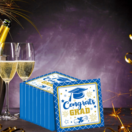 Servilletas De Felicitación Para Fiesta Graduación 2025 50 U