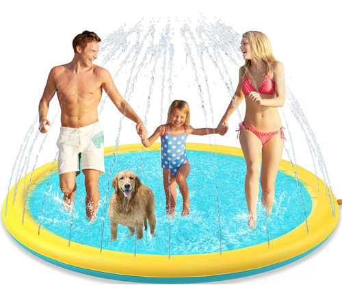 ~? Kids Dog Splash Pad Sprinkler - Jasonwell Non Slip Dog Sp