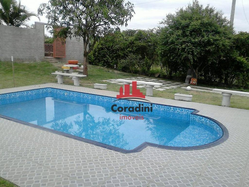 Chácara Com 3 Dormitórios À Venda, 1023 M² Por R$ 570.000 - Tupi - Piracicaba/sp - Ch0114