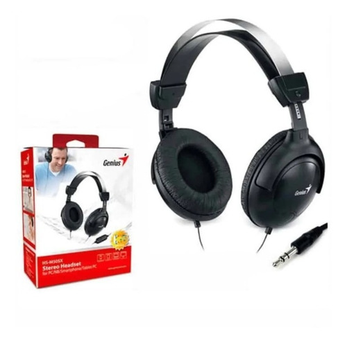 Imagen 1 de 3 de Audífono Genius Hs-m505x Para Video Llamadas Con Micrófono