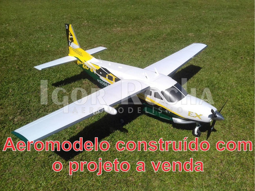 Planta Pdf Aeromodelo Cessna Caravan - Construção Em Isopor