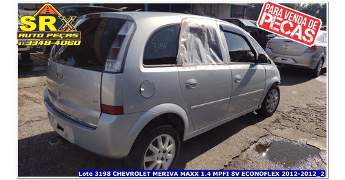 Sucata Chevrolet Meriva Maxx 1.4 Mpfi 8v Econoflex 2012