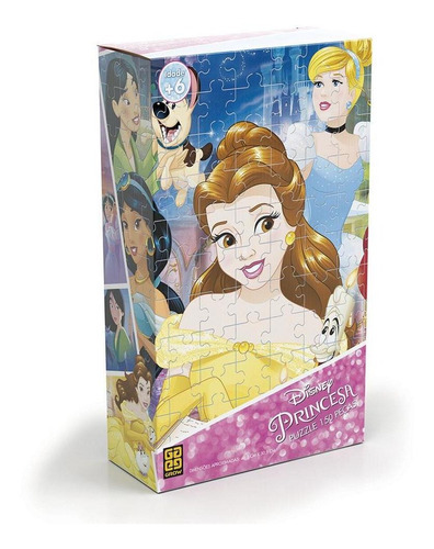 Puzzle Quebra Cabeça 150 Peças Retrato De Princesas - Grow