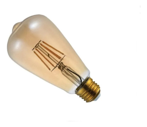 3 Lampada Filamento Led Jng Pera E27 8w Bivolt 2500k 55451 110V/220V