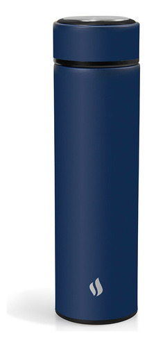 Garrafa Térmica Squeeze Água Inox Academia Escritório 500 Ml Cor Azul-escuro