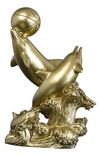 Estatuilla De Delfín, Colección De Esculturas De Estilo D