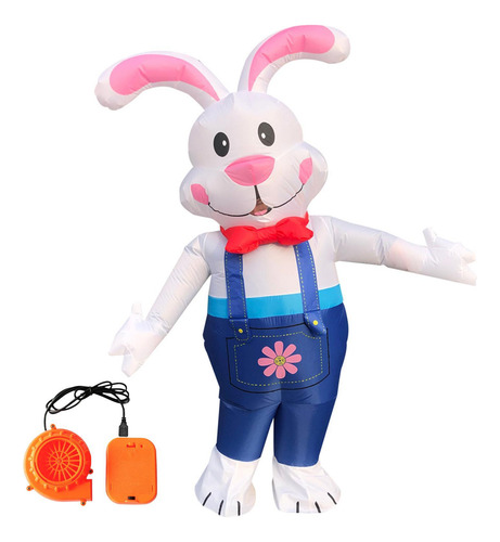 Traje De De Vestuario Inflable Con Conejo De Pascua