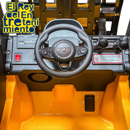 Imagen 6 de 7 de Auto A Batería Elevador Real Con Luz Música Usb El Rey