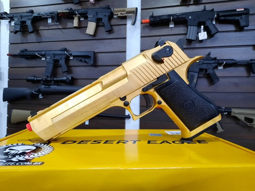 Airsoft Pistola Gbb Aw Desert Eagle Golden Tigerstripe Nova!