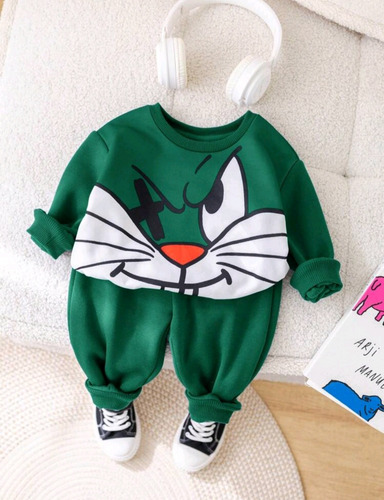 Conjunto 2 Piezas Para Niños Temporada Otoño Invierno
