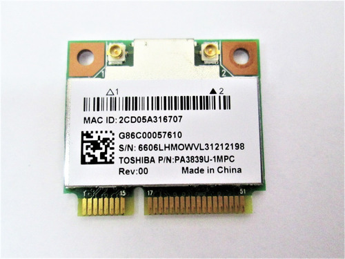 Tarjeta Wifi Toshiba L875d Pa3839u-1mpc