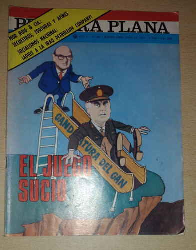 Revista Primera Plana N°489 Junio De 1972