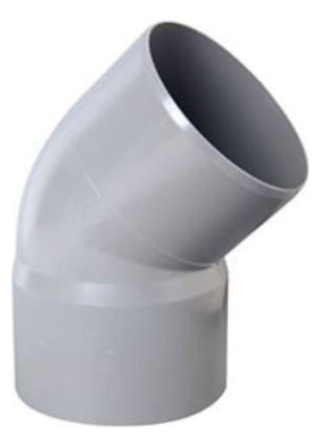  Codo Sanitario Pvc Gris 75mm X 45° Fitting 