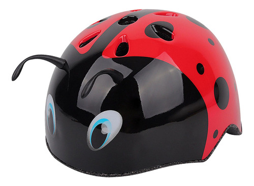 Casco De Bicicleta Para Niños 3d Ladybug, Casco De