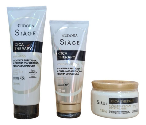 Kit Eudora Cica Therapy Shampoo + Condicionador + Máscara