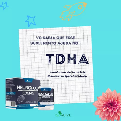 Neuroful Cognis Suplemento P/ Foco/tdah/concentração Sem Sabor
