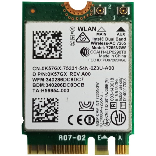 Tarjeta Wifi Para Dell Latitude E5550