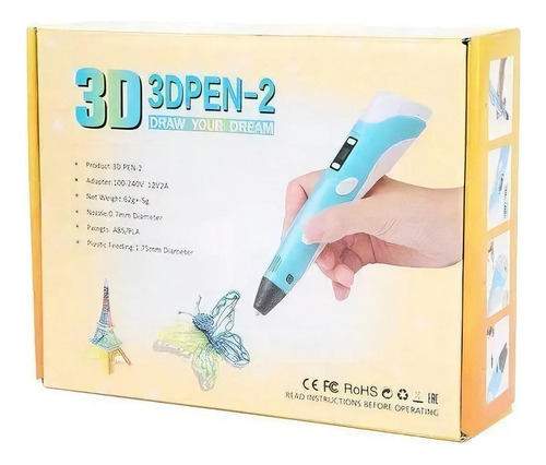 Lápiz Lapicera De Impresión 3d Con Lcd + Filamentos + Base