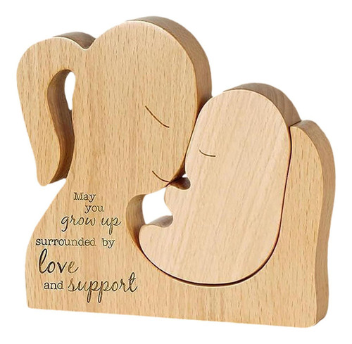 Estatua De Madre Y Bebé, Regalo De Mamá, Letrero De Madera