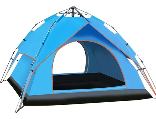 Carpa Automatica Para 4 Personas Con Media Sombra Camping