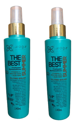 Kit 2 The Best Finalizador Multibenefícios Summer 140 Ml