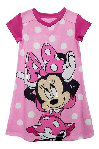 Pijama Minnie Mouse Camisón Para Niñas Disney