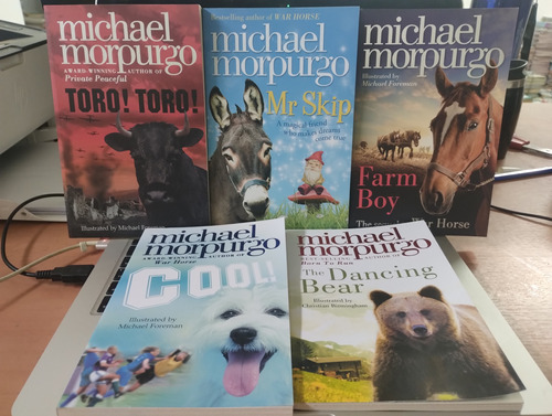 X 5 Morpurgo Bear + Toro + Farm Boy + Mr Skip + Cool Harper 