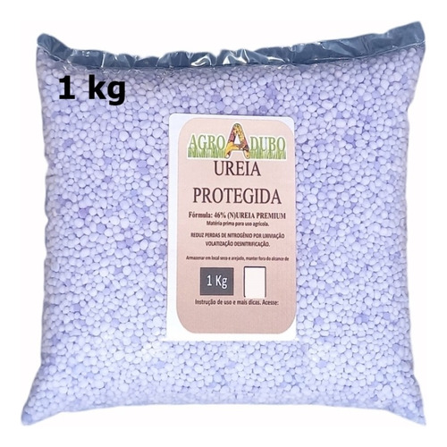 Fertilizante 1kg Ureia Protegida Premium 46%n Sem Perdas