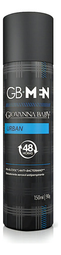 Desodorante Aerosol Giovanna Baby Gb Men Urban 150ml