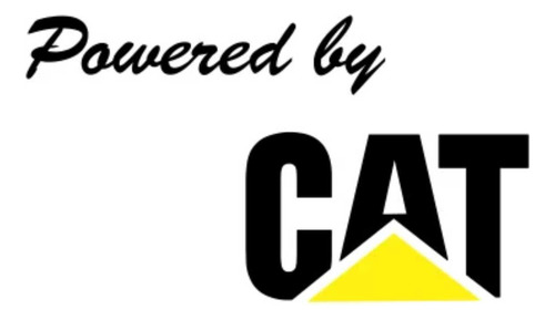 Adesivo Resinado Powered By Cat Alto Relevo