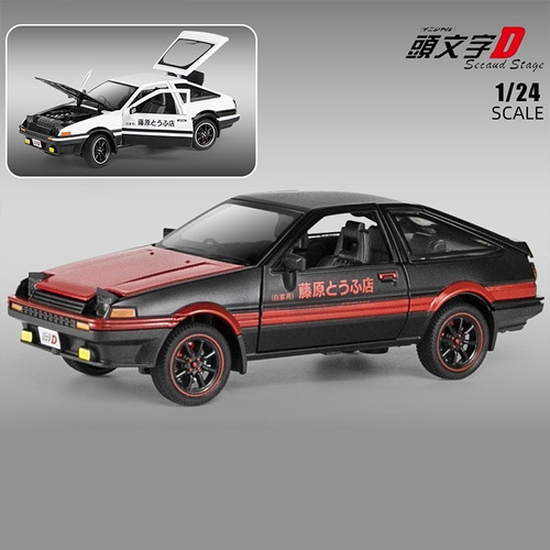 Toyota Trueno Ae86 Figura D Inicial Takumi 1:24 Miniatura [u