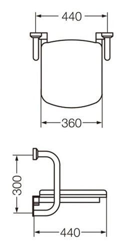 Imagen 2 de 6 de Silla Rebatible Vtes/b Espacio Bco Ferrum S.a.