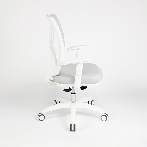 Imagen 8 de 9 de Silla De Oficina Alma White Brazos Regulables | Contado