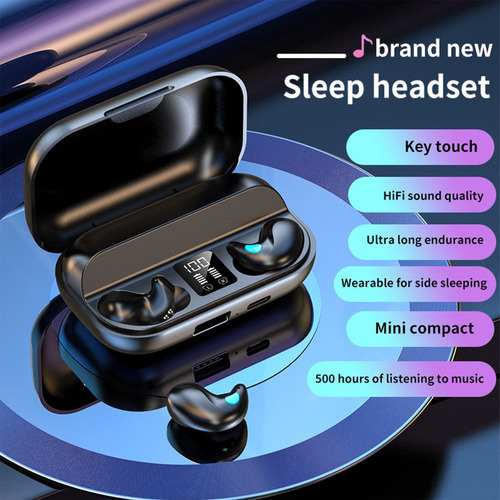 Mini Auricular Bluetooth 5.3 Con Pantalla Digital Led Inteli