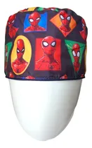Comprar Gorro Quirúrgico Antifluido Doble Faz Spiderman Caras Cuadro