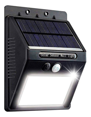 Reflector Led Solar De Pared 4w Lampara Exterior Jardin