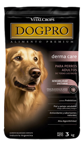Alimento Para Perro Dogpro Derma Care Hipoalergenico X 3 Kg