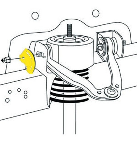 Placa Ajuste Caster/camber Del Suburban 2500 00-13 Moog