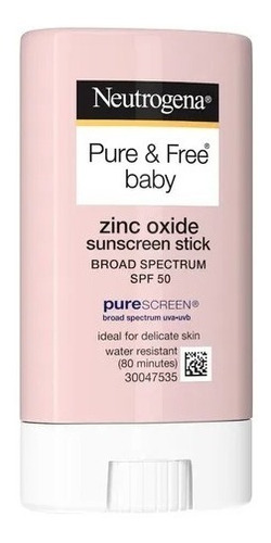 Neutrogena Pure&freebaby Mineral Spf50 Bloqueador Barra Bebe