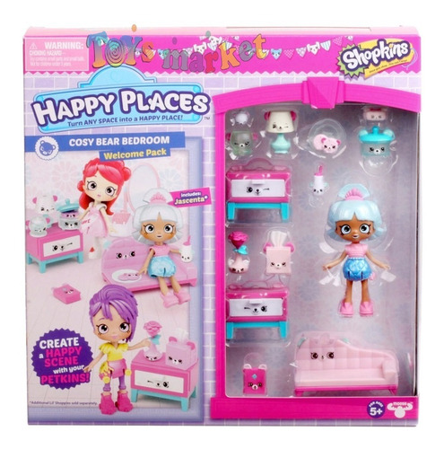 Happy Places Shopkins Pony Establo Dormitorio Muebles Jardin