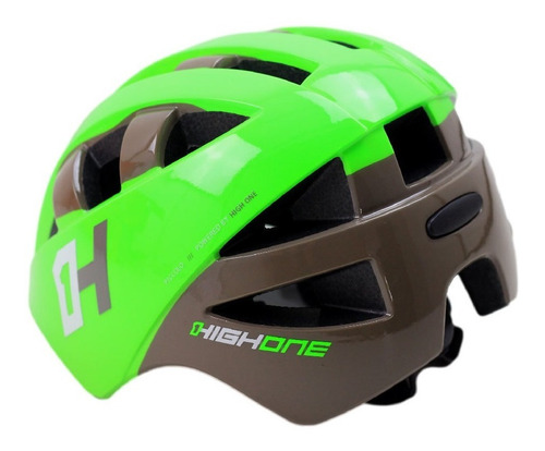Capacete Infantil Bike Baby Verde Meninos 4 À 8 Anos 48-52cm