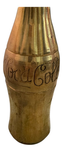 Botella Bronce Decoración Coca Cola (Usado)