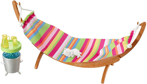 Barbie Muebles Hammock Y Juego De Accesorios