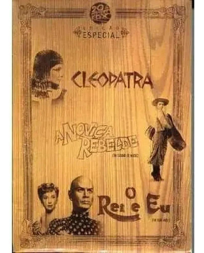 Box Dvd Cleopatra + A Noviça Rebelde + O Rei E Eu (4 Dvd's)