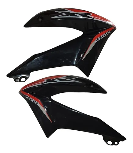 comprar Tapas Cubiertas Laterales Tanque Honda Xr150 Negra 