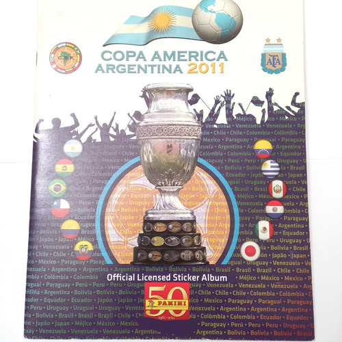 Album Copa America Argentina 2011 Con 85 Figuritas Panini