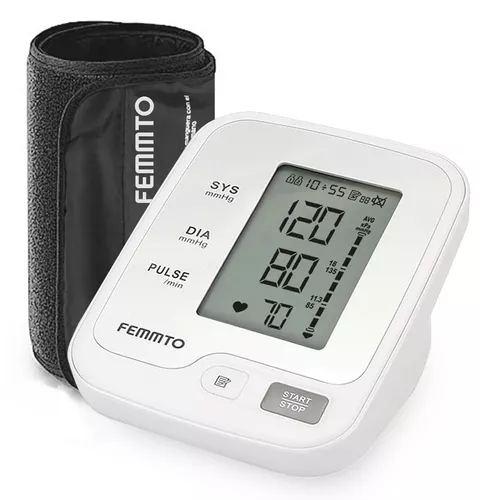 Tensiometro Digital Brazo Batería USB Medidor Presion Arterial Enfermeria  Automatico Femmto