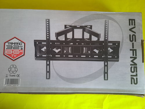 Soporte Tv Pared Evl Evs-fm512 32-80 40kg 88lbs +-15g