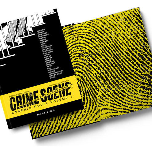 Crime Scene Graphic Novel Vol. 1, de Kick Russ. Editora Darkside Books, capa dura em português, 2023